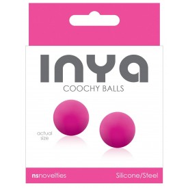 Розовые вагинальные шарики без сцепки INYA Coochy Balls Pink