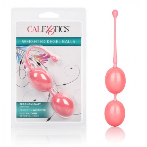 Розовые вагинальные шарики Weighted Kegel Balls