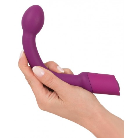 Фиолетовый вибратор G-точки G-SPOT VIBRATOR - 22 см.